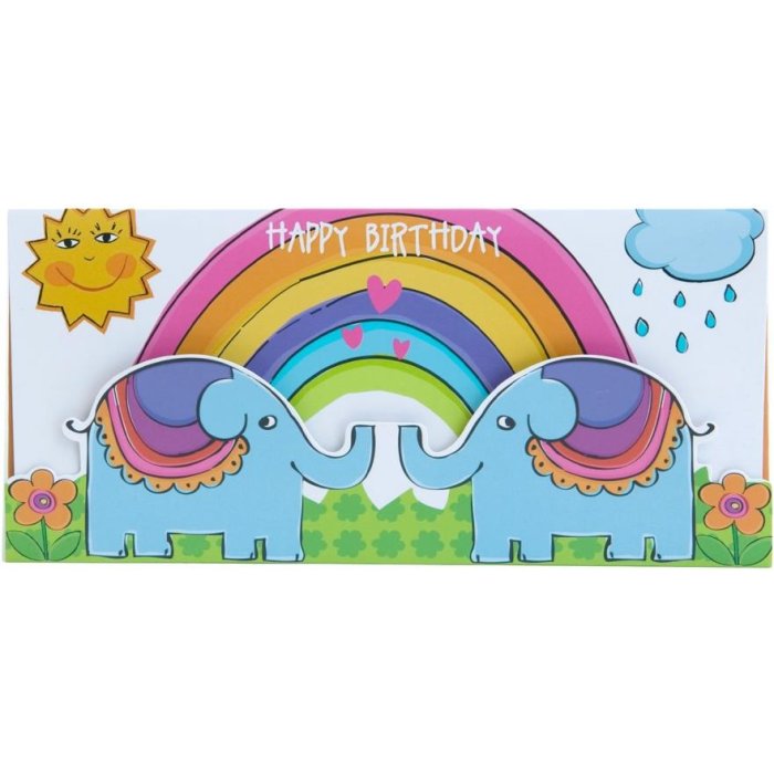 Artebene Sobre para dinero Niños-Arco iris