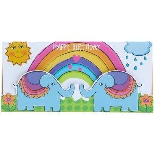 Artebene Sobre para dinero Niños-Arco iris