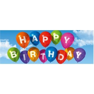 Tarjeta Artebene Cumpleaños-Balones-21x8 cm