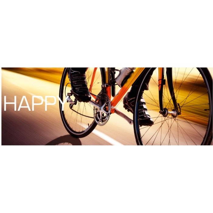 Tarjeta Artebene Cumpleaños-bicicleta de carreras-21x8 cm