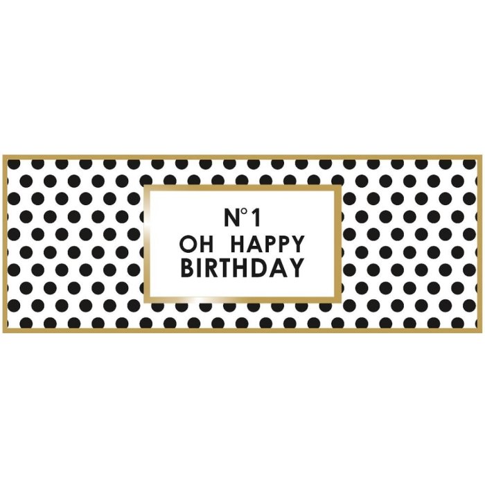 Tarjeta gofrada Artebene-Feliz cumpleaños-21x8 cm