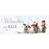 Artebene tarjeta en relieve-Navidad para todos-21x8 cm