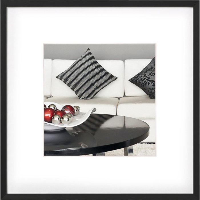 Silla con estructura de aluminio Walther 30x30 negra