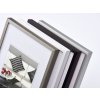 Silla con estructura de aluminio Walther 30x30 plata