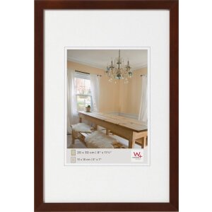 Marco de madera Walther Pimientos 30x45 cm nogal