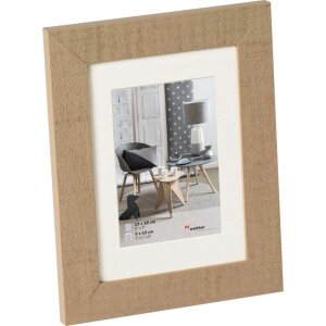 Marco de madera beige marrón INICIO 10x15 cm