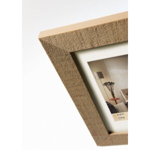 Marco de madera beige marrón INICIO 10x15 cm