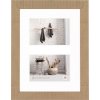 Marco de madera Walther HOME beige marrón 2 fotos 10x15 cm