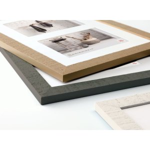 Marco de madera Walther HOME negro 2 fotos 13x18 cm