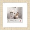 Marco de madera HOME 20x20 cm en blanco crema