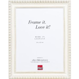 Marco de fotos de madera Effect Profil 56 blanco 10x15 cm...