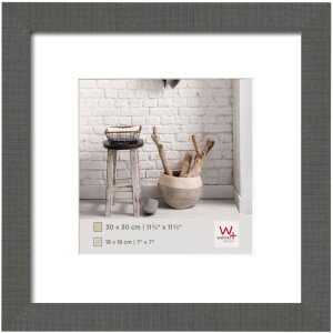 HOME Marco de madera Walther 40x40 cm en gris