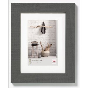 Marco de madera HOME en gris 15x20 cm
