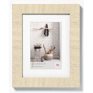HOME Marco de madera crema blanco 15x20 cm con...