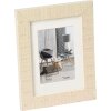 HOME Marco de madera crema blanco 15x20 cm con passepartout 10x15 cm