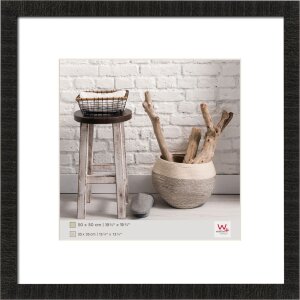 Marco de madera Walther HOME 50x50 cm negro con...