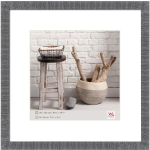 Walther Marco de madera HOME 50x50 cm gris con...