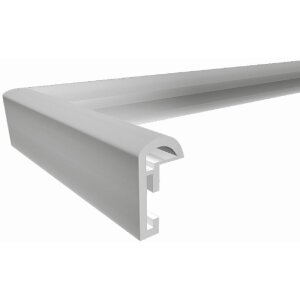 Marco de plástico Walther Galeria 40x60 plata