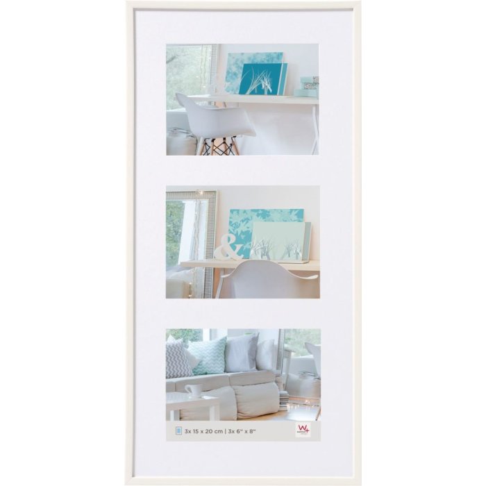 Marco Walther Gallery New Lifestyle 3 fotos 15x20 blanco (28x59,3 cm)