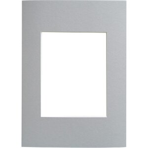 Paspartú de corte biselado - 30x40 cm - gris
