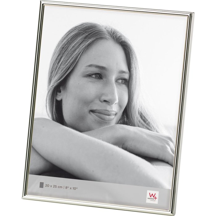 Walther Marco de Retrato de Metal Chloe 20x25 cm plata