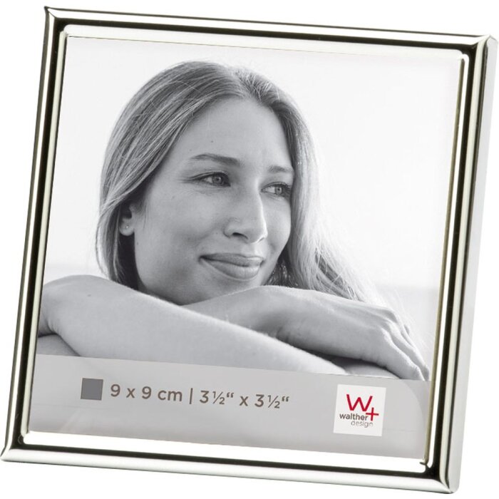 Walther Marco de Retrato de Metal Chloe 9x9 cm plata brillante