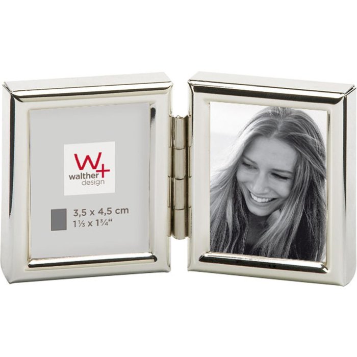 Portarretrato Chloe 3, 2 X 3,5x4,5 cm plata