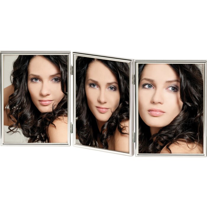 Chloe 3 Portarretratos 3x 13x18, plata