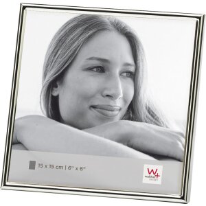 Walther Marco de Retrato de Metal Chloe 15x15 cm plata...