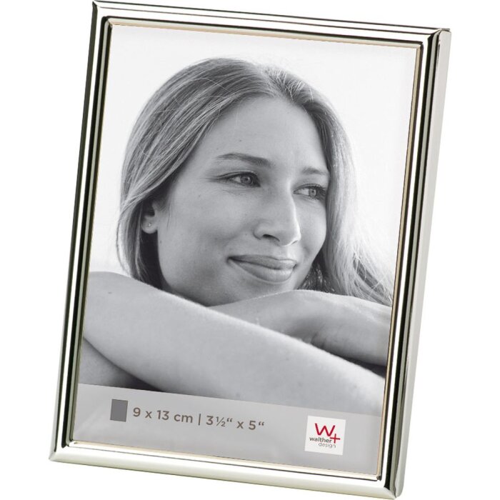 Walther Marco de Retrato de Metal Chloe 9x13 cm plata brillante