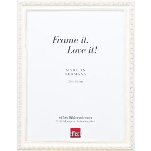 Marco de fotos de madera Effect Profil 37 Blanco 10x10 cm...