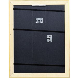 Marco de fotos de madera efecto barroco con acabado antiguo dorado 7x10 cm con cristal decorativo