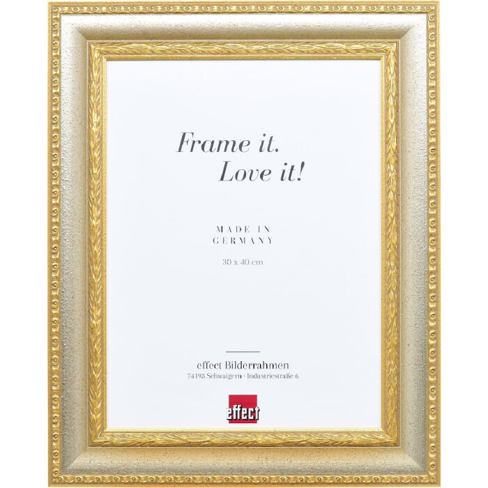 Marco de fotos Effect Profil 31 con cristal museo 10,5x14,8 cm plata