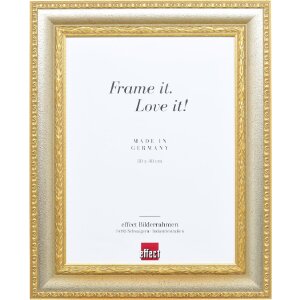 Marco de fotos Effect Profil 31 con cristal de museo 10x10 cm plateado