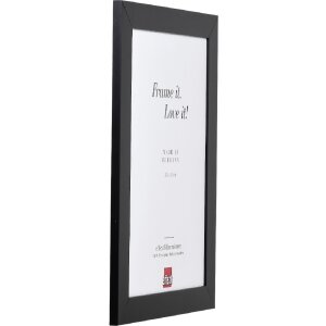 Marco de fotos de madera Effect Profil 30 Negro 10,5x14,8 cm con cristal antireflejo