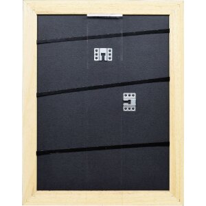 Marco de fotos de madera Effect Profil 30 Negro 10,5x14,8 cm con cristal antireflejo