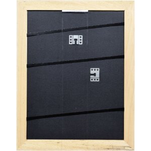 Marco de fotos de madera Effect Profil 30 Blanco 50x75 cm con vidrio antireflex