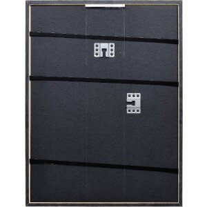 Marco de fotos de madera Effect Profil 29 Plata 25x50 cm Vidrio normal