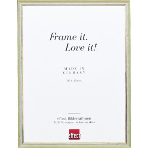 Marco de fotos de madera Effect Profil 25 verde 25x50 cm...