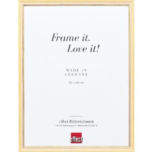 Marco de fotos de madera Effect Profil 25 Amarillo 25x50...