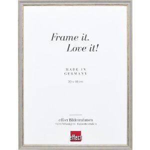 Marco de fotos de madera Effect Profil 25 Gris 25x50 cm...