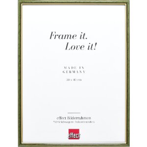 Marco de fotos de madera Effect Profil 23 verde 25x50 cm con acrílico