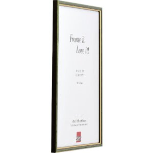 Marco de fotos de madera Effect Profil 23 verde 25x50 cm con acrílico