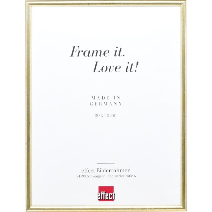 Marco de fotos de madera Profil 20 plata 25x50 cm con cristal de museo