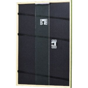 Marco de fotos de madera Effect Profil 20 Tannengrün 40x60 cm con vidrio antirreflejante