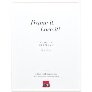 Marco de fotos de madera Effect Profil 20 Blanco 40x60 cm...