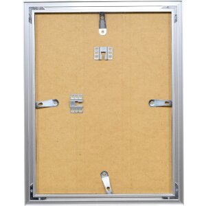 Marco de fotos de aluminio Effect Profil S3 Plata 15x20 cm con cristal museo