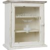 Clayre & Eef W4H0345M Botiquín 32x18x36 cm Madera Blanca Rectangular
