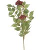 Decoración rama con bayas rojo 74 cm