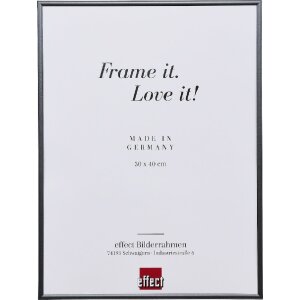 Marco de fotos de plástico Effect Art 49,3x68,5 cm anthrazit para rompecabezas con cristal de plástico